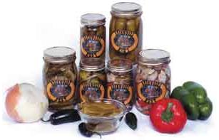 collection of Backwoods Foods Pickles