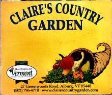 Claire's Country Garden logo