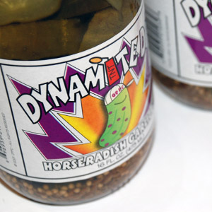 Dynamite Dill Horseraddish Garlic pickles